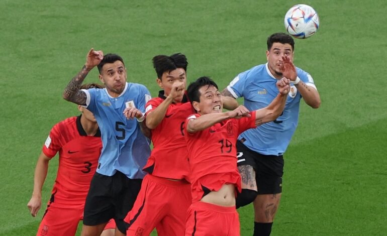 Uruguay y Corea del Sur igualaron sin emociones en el debut mundialista