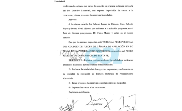 Colón: un fallo ratifica la condena para Horacio Darrás y Lucas Paniagua