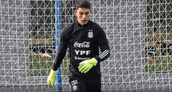 El arquero de Unión, Froilán Díaz, sumó un nuevo entrenamiento con la Selecci´pon de cara al Mundial Sub 17