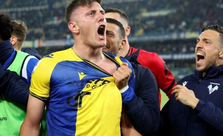 Locura de Gaich en el Calcio: gol desde mitad de cancha en el minuto 95 para darle el triunfo al Verona