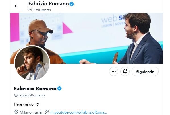 El tuit del periodista Fabrizio Romano que desilusionó al Mundo River