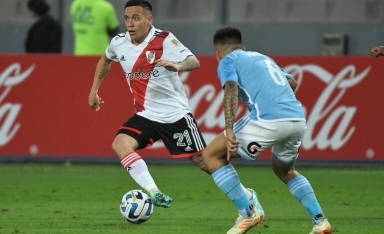 River empató en Perú ante Sporting Cristal, está último y obligado a ganarle al Flu y The Strongest de local en la Libertadores
