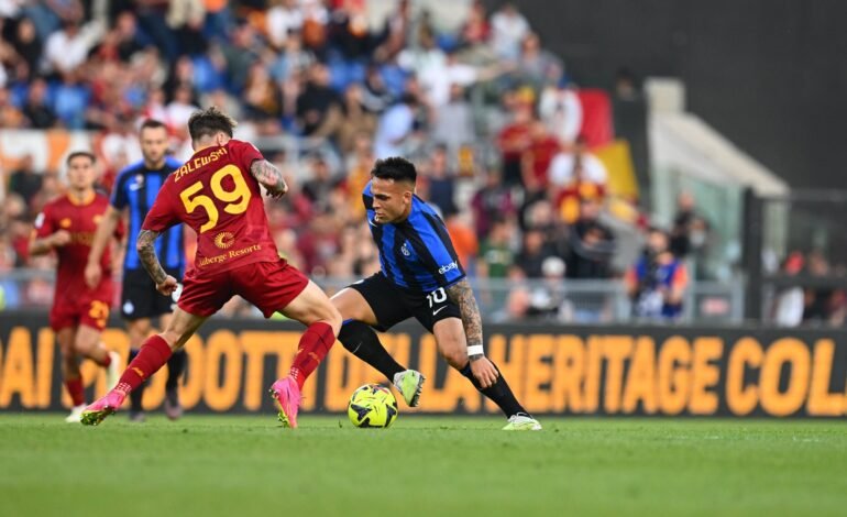 Con Lautaro en el banco, el Inter le ganó a la Roma de Dybala y quedó a un punto del segundo puesto