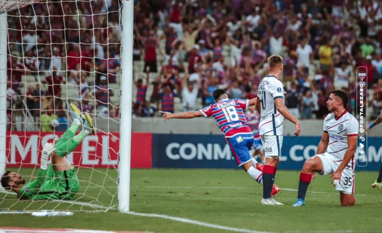 Copa Sudamericana: San Lorenzo perdió sobre la hora ante Fortaleza dónde Brítez fue titular