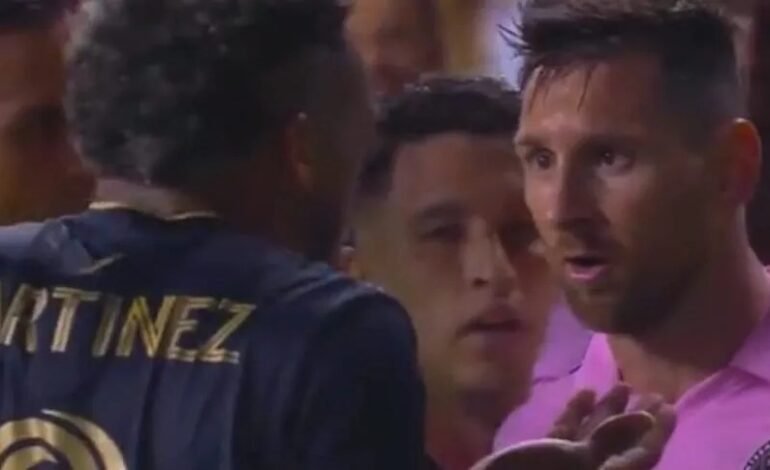 (VIDEO) El picante cruce de Messi con José Martínez