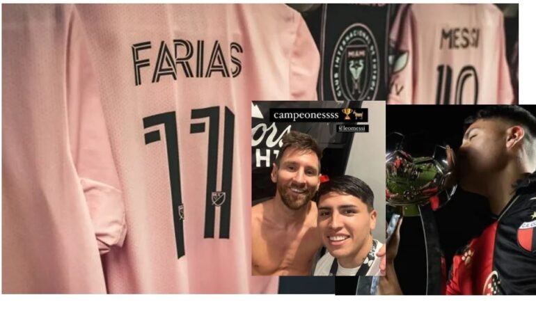 ¡Felices 21 años Facu Farías! hoy cumple el ex-Colón, su dura historia y su exitoso presente en Inter Miami junto a Messi