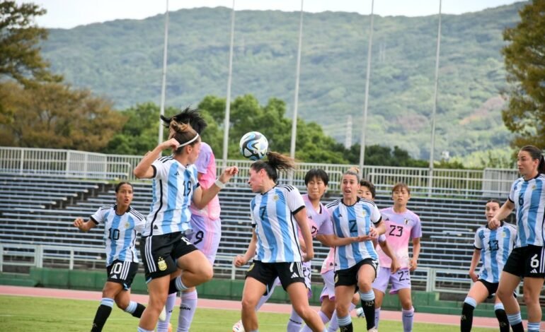 Empate de la Selección Argentina femenina en su segundo amistoso ante Japón