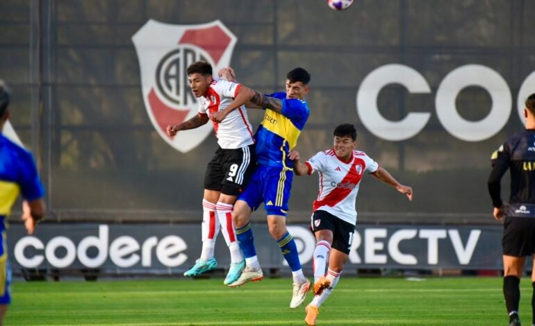 Copa Proyección: River y Boca quedaron en tablas en un Superclásico picante