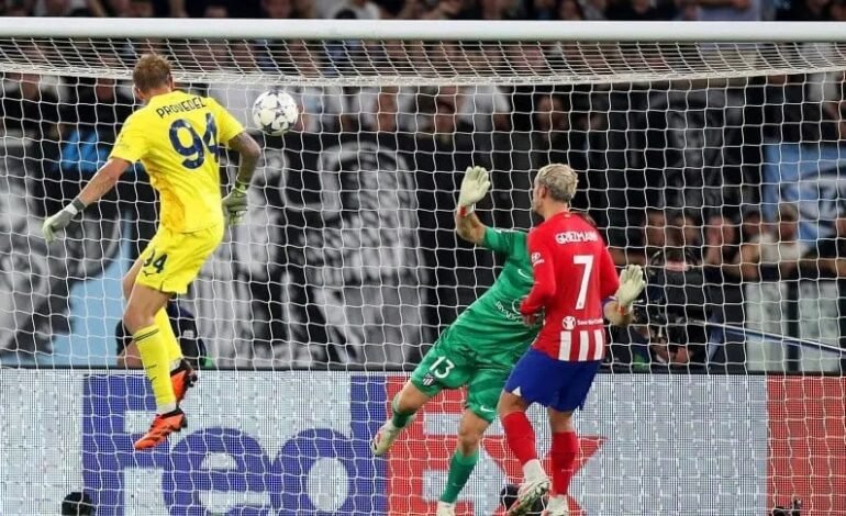 Con un agónico gol de Provedel, Lazio y Atletico Madrid igualaron en el debut de la Champions League
