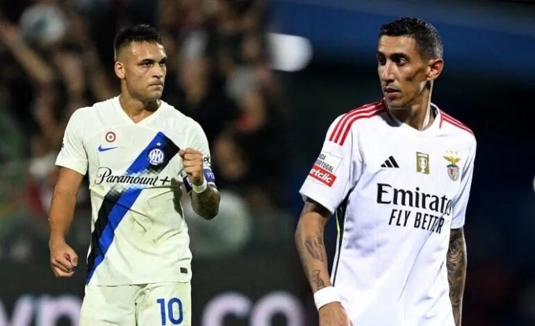 Champions League: Lautaro y Di María, cara a cara con la necesidad de un triunfo