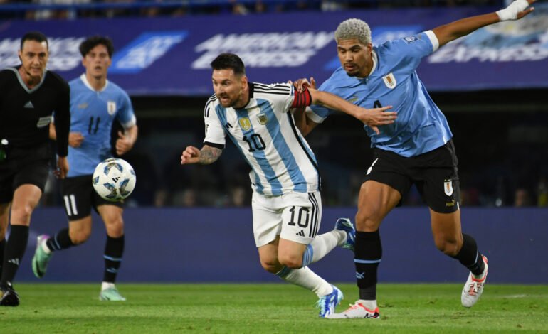 La Selección Argentina perdió el invicto ante Uruguay, por las Eliminatorias Sudamericanas
