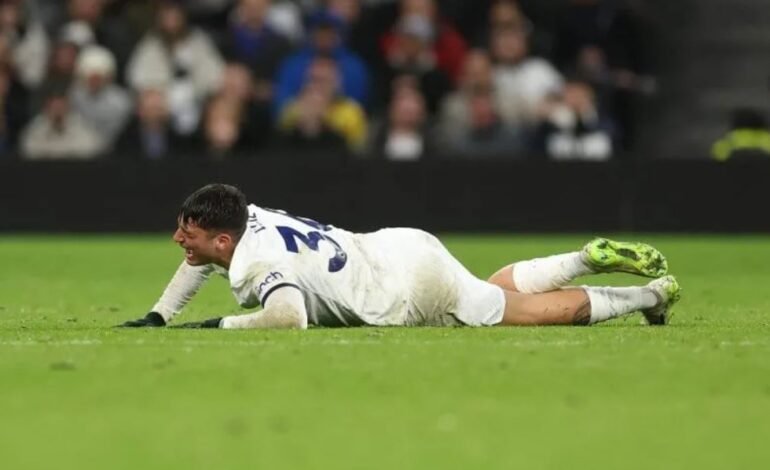Premier League: VIDEO Alejo Véliz se lesionó en Tottenham y hay temor que pueda ser grave