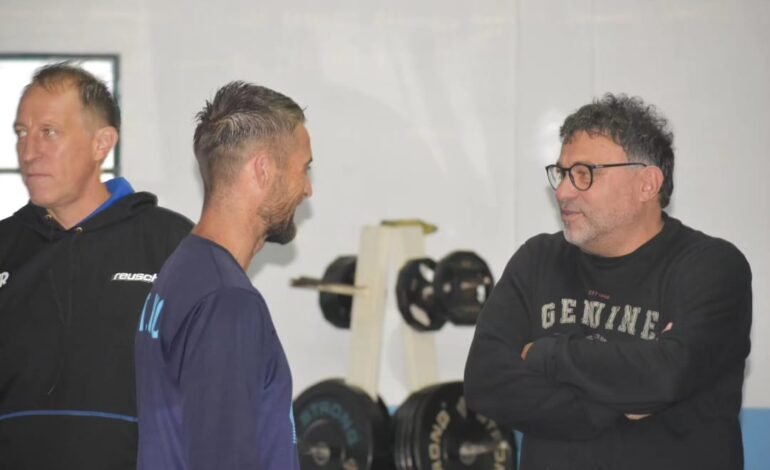 Ricardo Pancaldo visitó el predio de Rafaela y asume el lunes