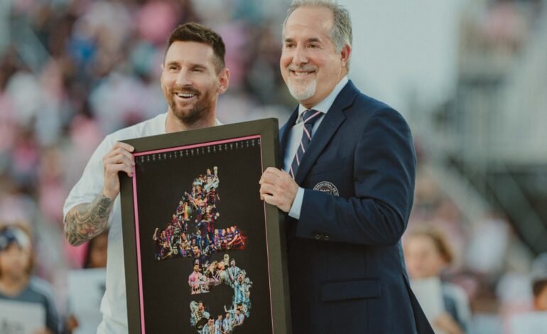 Lionel Messi fue homenajeado por Inter Miami como el jugador más ganador de la historia