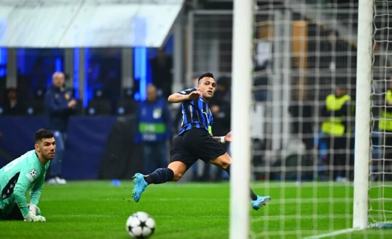 Lautaro Martínez, a un gol de convertirse en el máximo goleador del Inter en Champions League