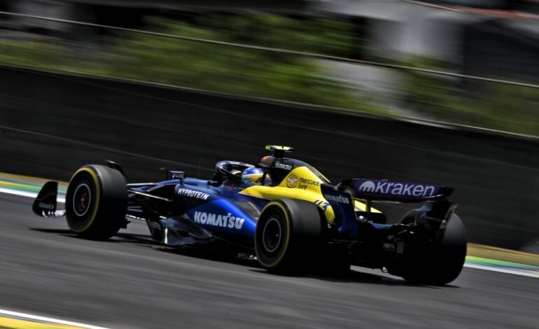 Colapinto termina 13° en la primera práctica libre en Interlagos