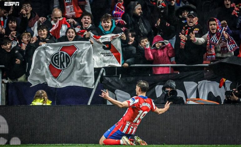 La Araña sigue imparable: otro gol de Julián Álvarez para la victoria del Atlético de Madrid