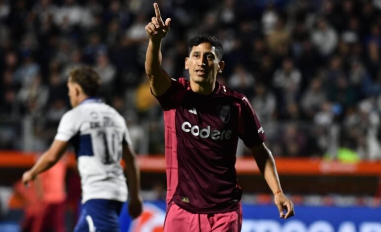  CON GOL DE RODRIGO ALIENDRO, River venció a Gimnasia por 3 a 0 en el Bosque