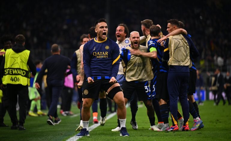 Lautaro Martínez, otra vez finalista de la Champions League: volvió, marcó un gol y fabricó un penal en el triunfazo de Inter sobre Barcelona