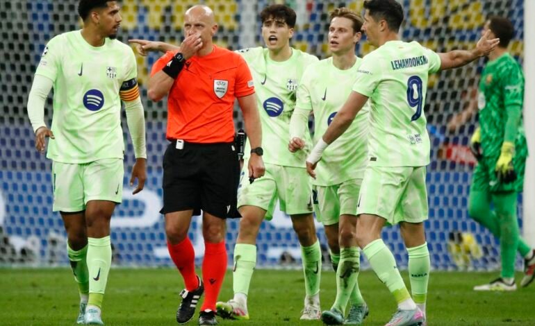 Barcelona apuntó contra Marciniak tras la eliminación a manos de Inter: «Le he dicho lo que pienso»