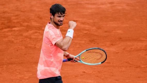  Mariano Navone cerró una primera ronda casi perfecta para el tenis argentino en Roma y será protagonista del regreso del año