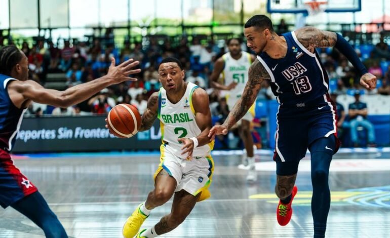 Brasil dio un golpe histórico y eliminó a Estados Unidos de la AmeriCup