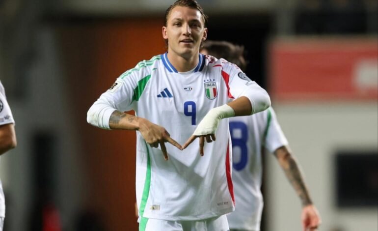 Mateo Retegui convirtió para Italia, que persigue a Noruega en las Eliminatorias europeas