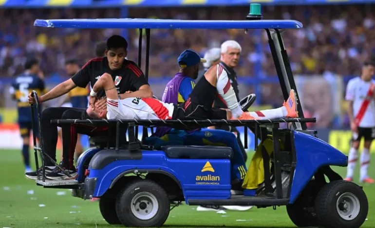 Meza salió entre lágrimas y en River temen por una lesión gravísima