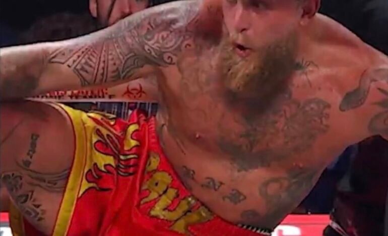 Noquearon a Jake Paul FRACTURANDOLE la mandíbula