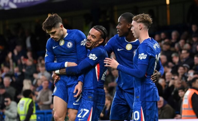 Chelsea venció a Everton con GARNACHO y ENZO FERNÁNDEZ de titulares
