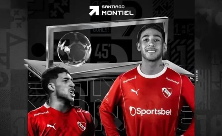 Santiago Montiel, de Independiente, ganador del Premio Puskas