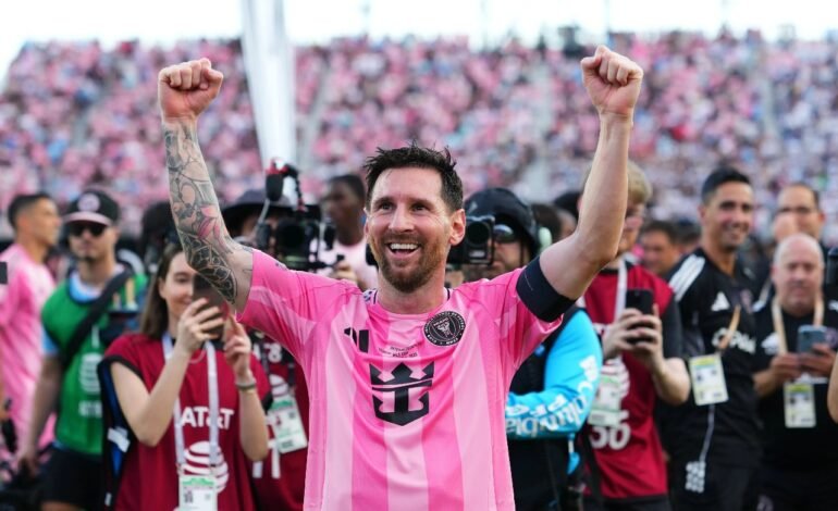 Lionel Messi tras consagrarse campeón con Inter Miami: “Mucha felicidad“