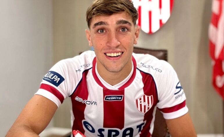 Tomás Fagioli FIRMÓ su primer contrato profesional con Unión