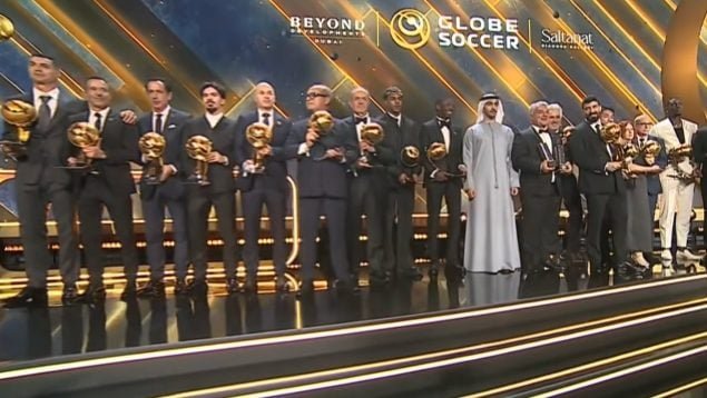 Globe Soccer Awards 2025: Dembélé, el mejor; CR7 y Lamine Yamal, también premiados