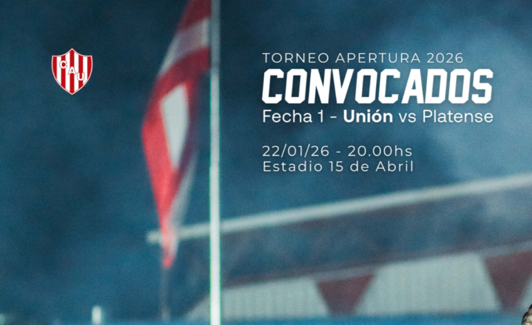 Con nombres confirmados: los convocados de Unión para el inicio del Torneo Apertura