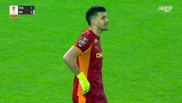  Mira el error de Rulli que le costó caro en la supercopa de Francia