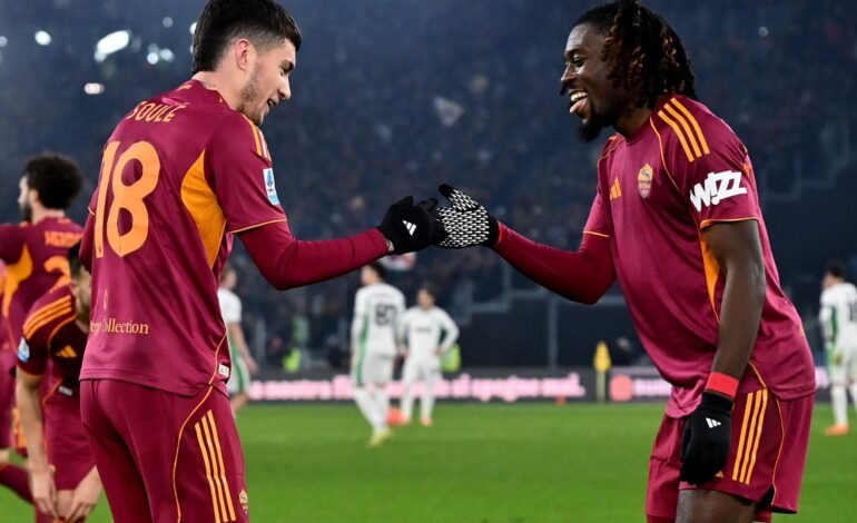  Soulé brilló y Roma sacó chapa en el Olímpico