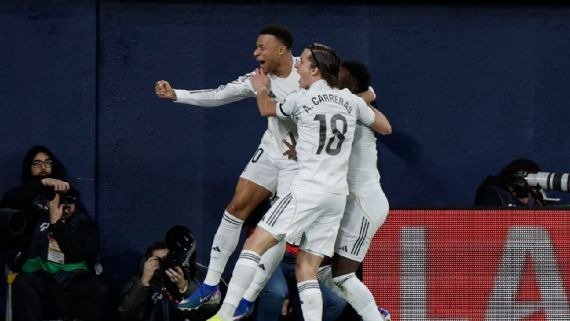 Real Madrid festejó en casa de Villarreal y se sube a la punta de LaLiga