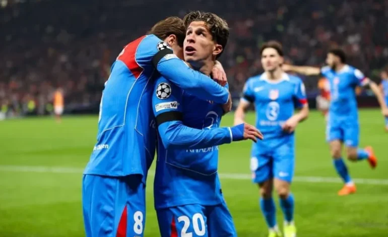 Con un gol de Giuliano Simeone, Atlético de Madrid EMPATÓ con Galatasaray por la Champions League
