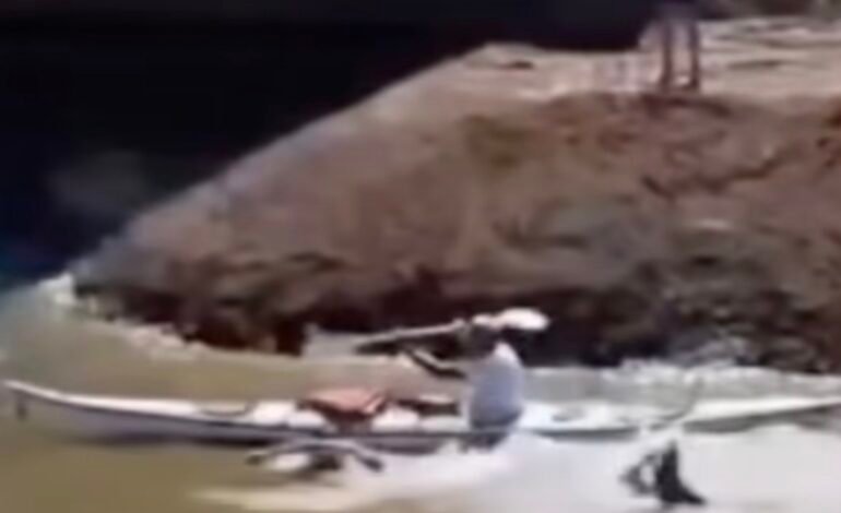 VIDEO | ¡Escándalo en el agua! Un kayakista se llevó puesto al puntero de la Santa Fe – Coronda