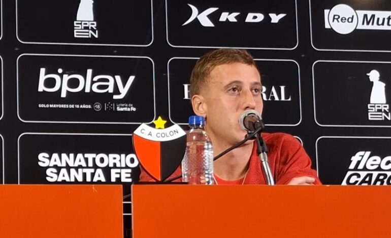 Matías Muñoz tras el empate de Colón: «En casa hay que hacerse fuerte»