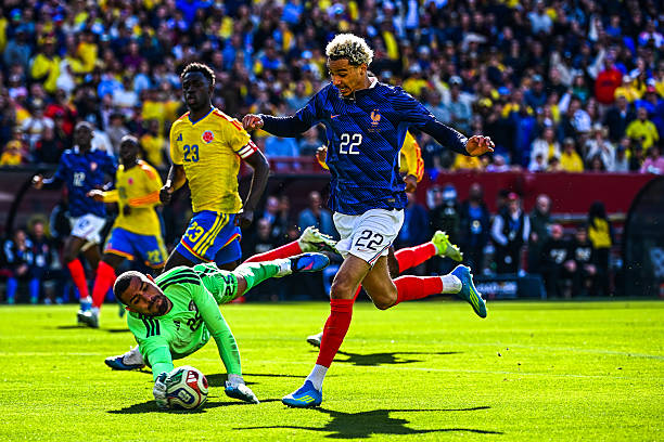 Francia fue superior a Colombia y ganó 3-1 en Estados Unidos