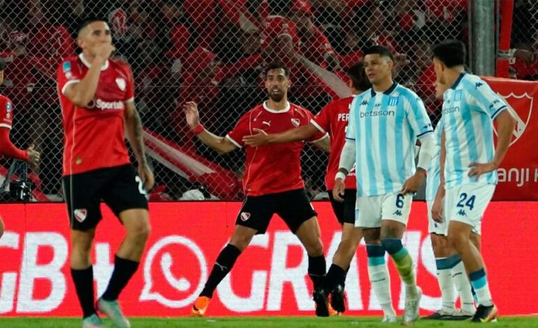 Con más batalla que juego, Independiente ganó el clásico de Avellaneda ante Racing