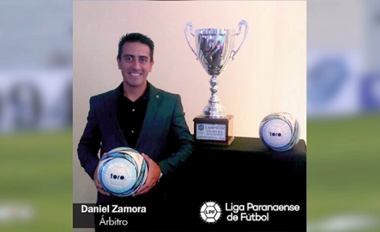 El paranaense Daniel Zamora Arbitrará Los Andes – Colón. Repasa sus antecedentes.
