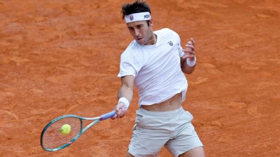 Tomás Etcheverry volvió a ganar, es el único argentino con vida en Montecarlo y va por Carlos Alcaraz