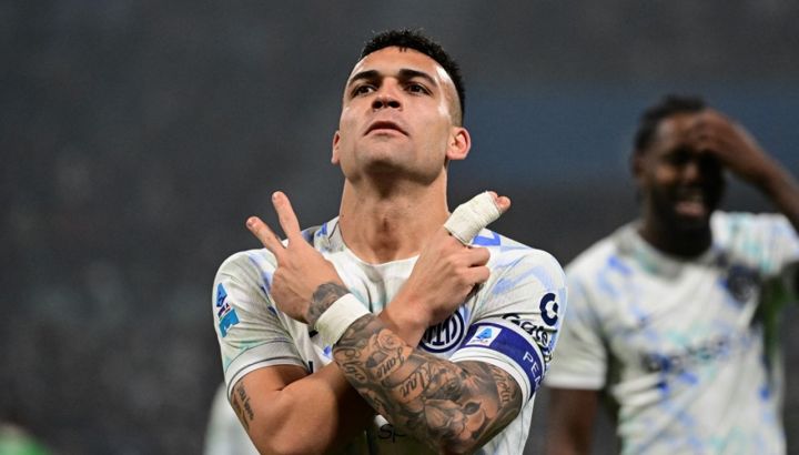 Golazo de Lautaro Martínez en el triunfo de Inter ante Lazio