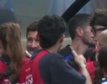 LA SONRISA de MESSI, Enzo y DE PAUL cuando sonó BOMBÓN ASESINO en lugar del Himno Nacional